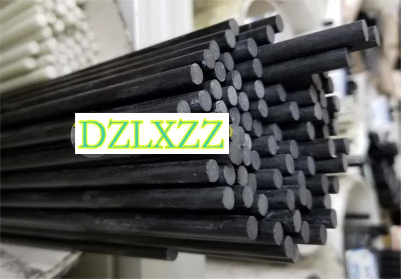 

30pcs Diameter 7mm Lenght 750mm Black Glass Fiber Rod Fiberglass Bars Model Building Process Insulation Material Accessories