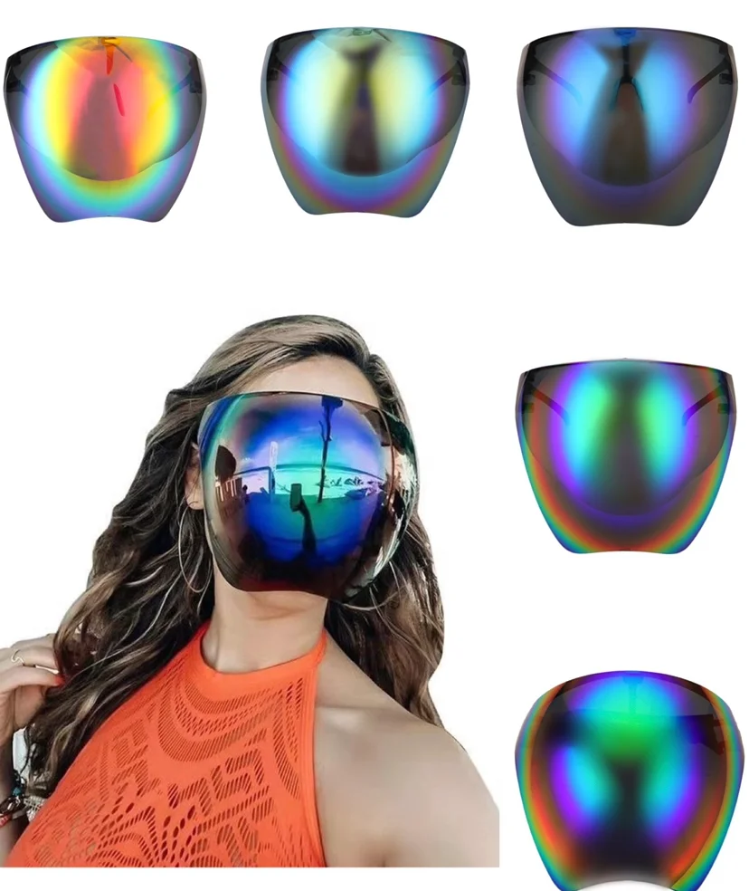 Face Shield Mirrored Visor Glasses/Sunglasses - Flawless Eyewear – Flawless  Eyewear