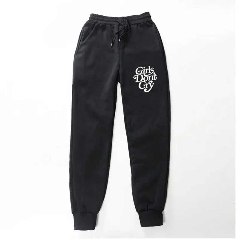 

2020 new Girls Don't Cry Print Pants Fleece Trousers Printed Men Women Jogging Streetwear comfortable Sweatpants roupa homem