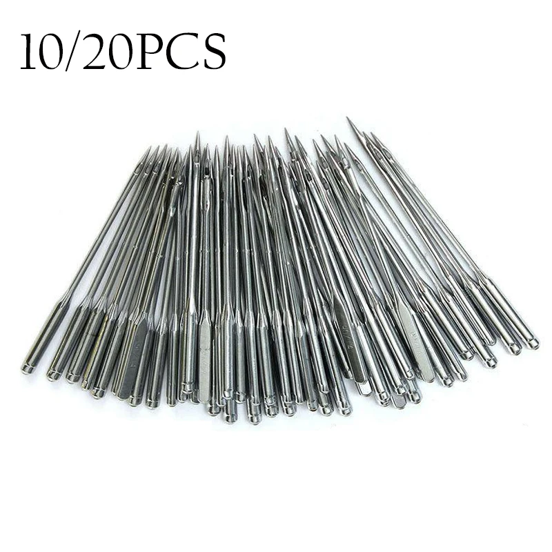 10/20PCS Sewing Machine Needles Ball Point Head Jeans&General Home Stainles Steel Sewing Needles Machine Knitting Accessories