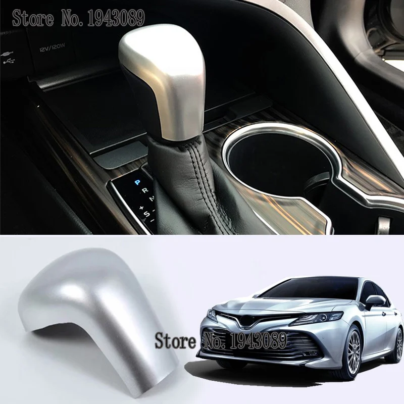 Для Toyota Camry 8th XV70 ABS хром оснастки и пасты Стиль Автоматическая коробка передач крышка головки аксессуары