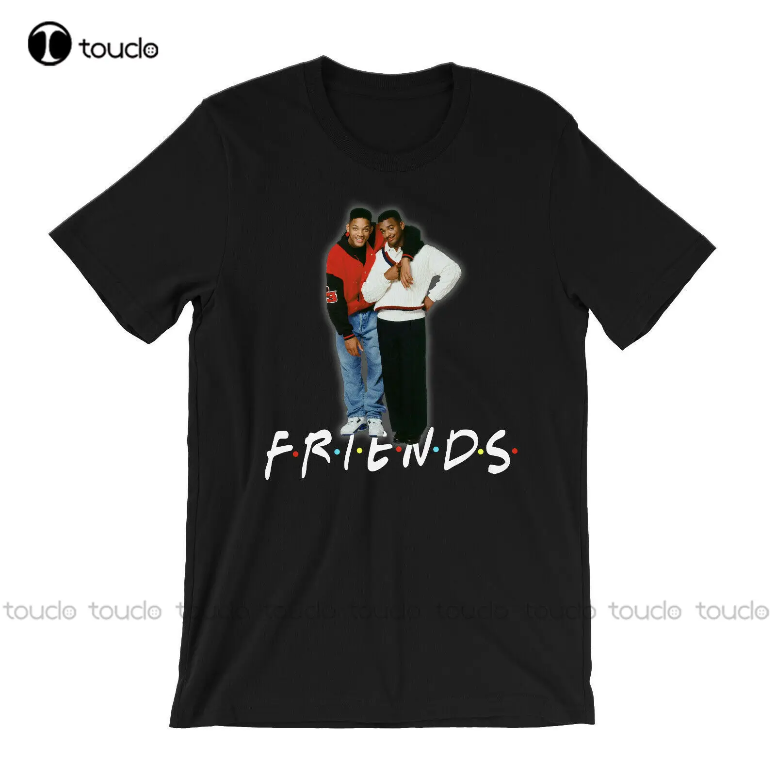 Carlton Banks E Will Smith The Fresh Prince Of Bel-Air T-Shirt Friends Sitcom Camicie Da Uomo Casual