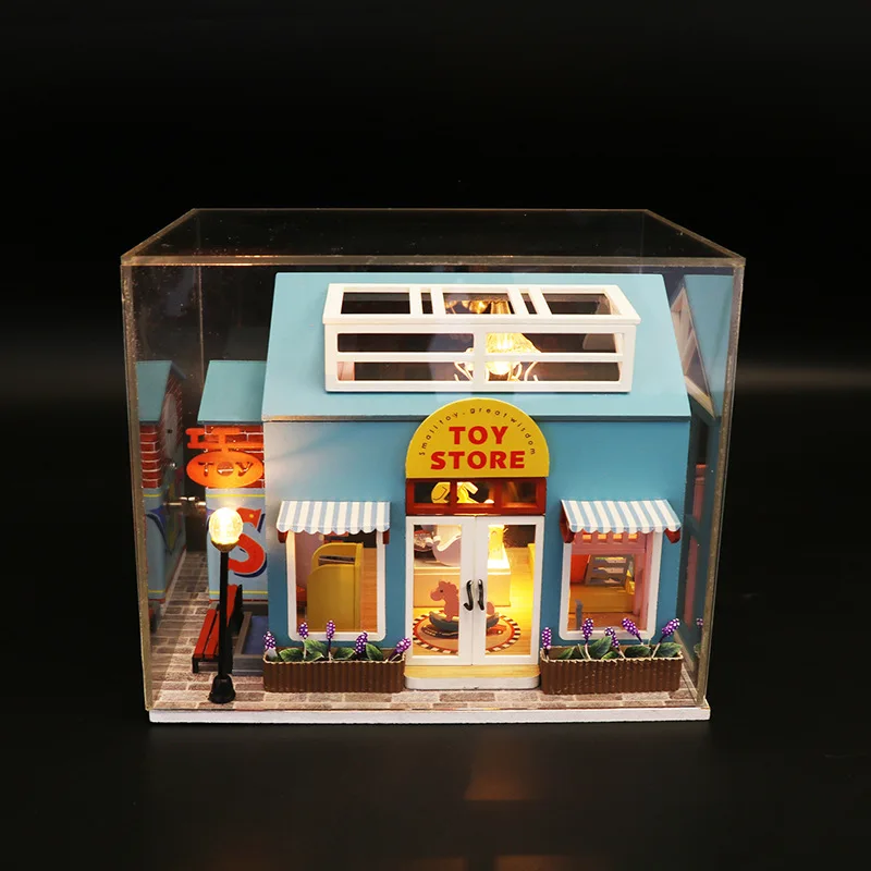 

DIY for Making Izakaya Japanese Style Toy Handmade Cabin House Model Assembled Shop Send Made in China Men's Gift