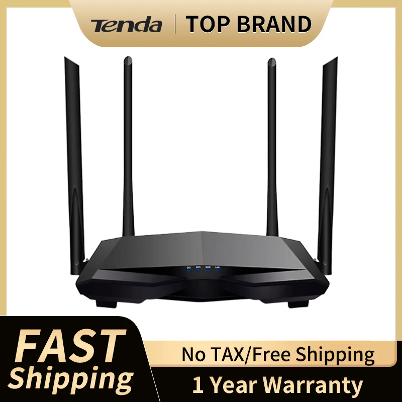 Antennas Wifi-Router Wi-Fi repeater Dual-Band Tenda Ac6 Smart AC1200 Wireless 1167mbps