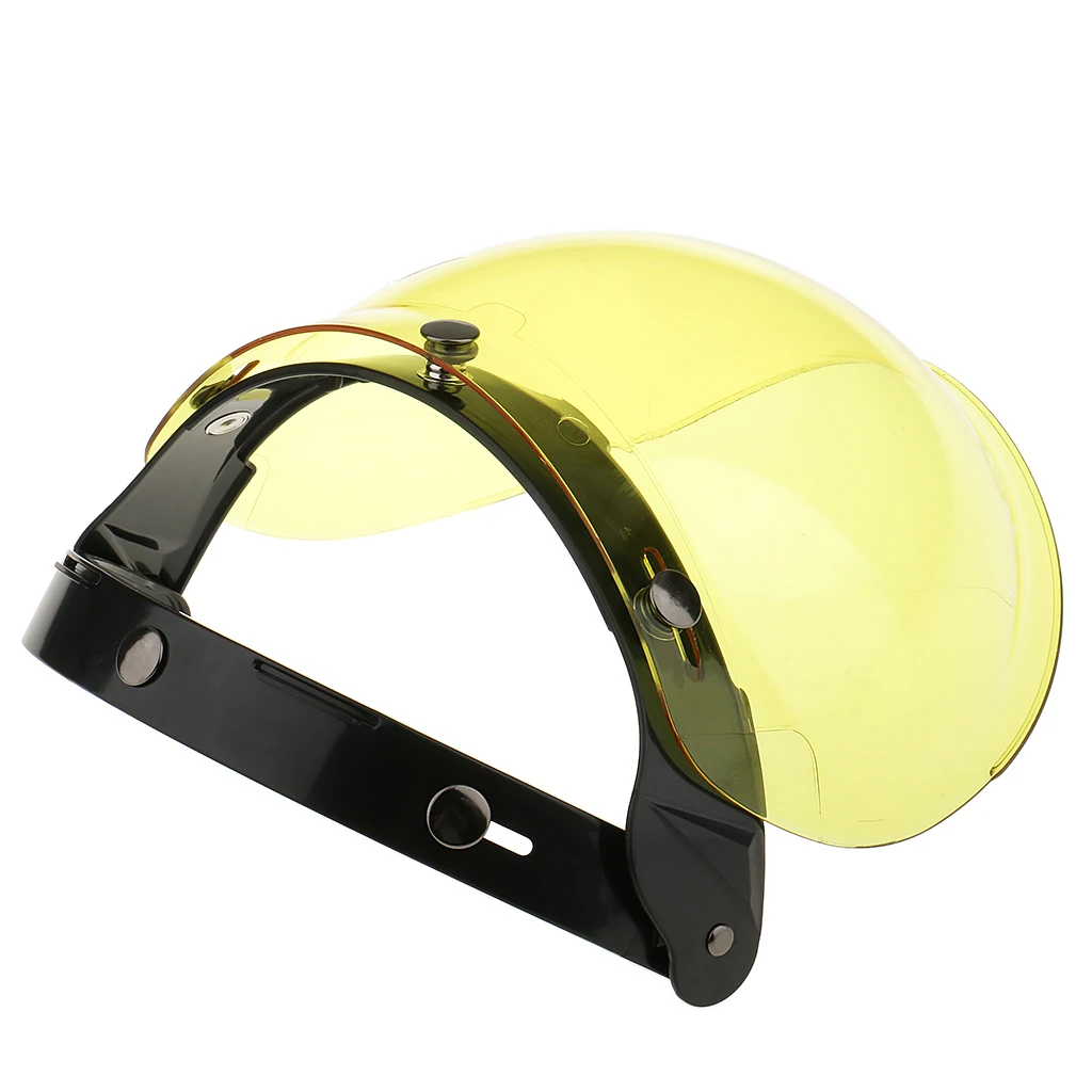 Motorcycle 3 Snap Helmet Visor Shield Flip Up Down Lens for Harley 20cm Dropshipping