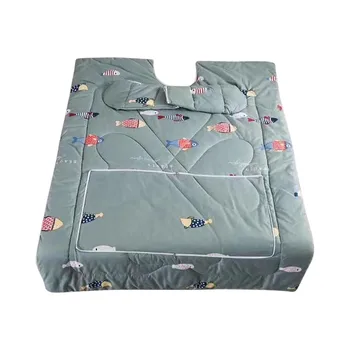 

Autumn Winter Lazy Quilt with Sleeves Winter Quilt Home Bedding Comforter Printed Edredom Keep Warm Winter Duvet with Filling