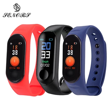 

M3 Plus Smart Watch M3Plus Bluetooth Smart Bands Fitness Tracker Heart Rate Activity Smart Watch with 50M Waterproof Wristband