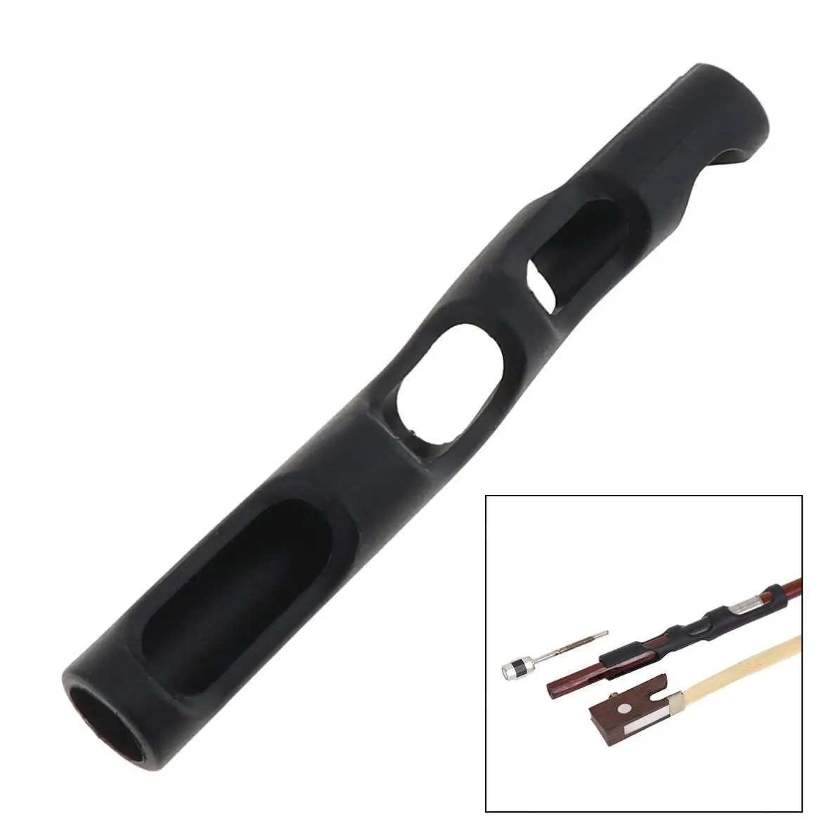 Rubber Violin Grip Bow Posture Correction 1/8 1/10 1/4 2/4 3/4 4/4 Size Grasp Bow Pose Orthotics for Beginner Violin Teaching naomi 4 4 3 4 1 2 1 4 1 8 violin bow brazilwood fiddle bow violin parts accessories student bow beginner use