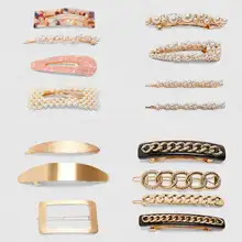 Лучшие женские заколки для волос с искусственным жемчугом, набор для женщин, Свадебный Модный богемный золотой цвет, вечерние украшения для волос, подарки для девушек