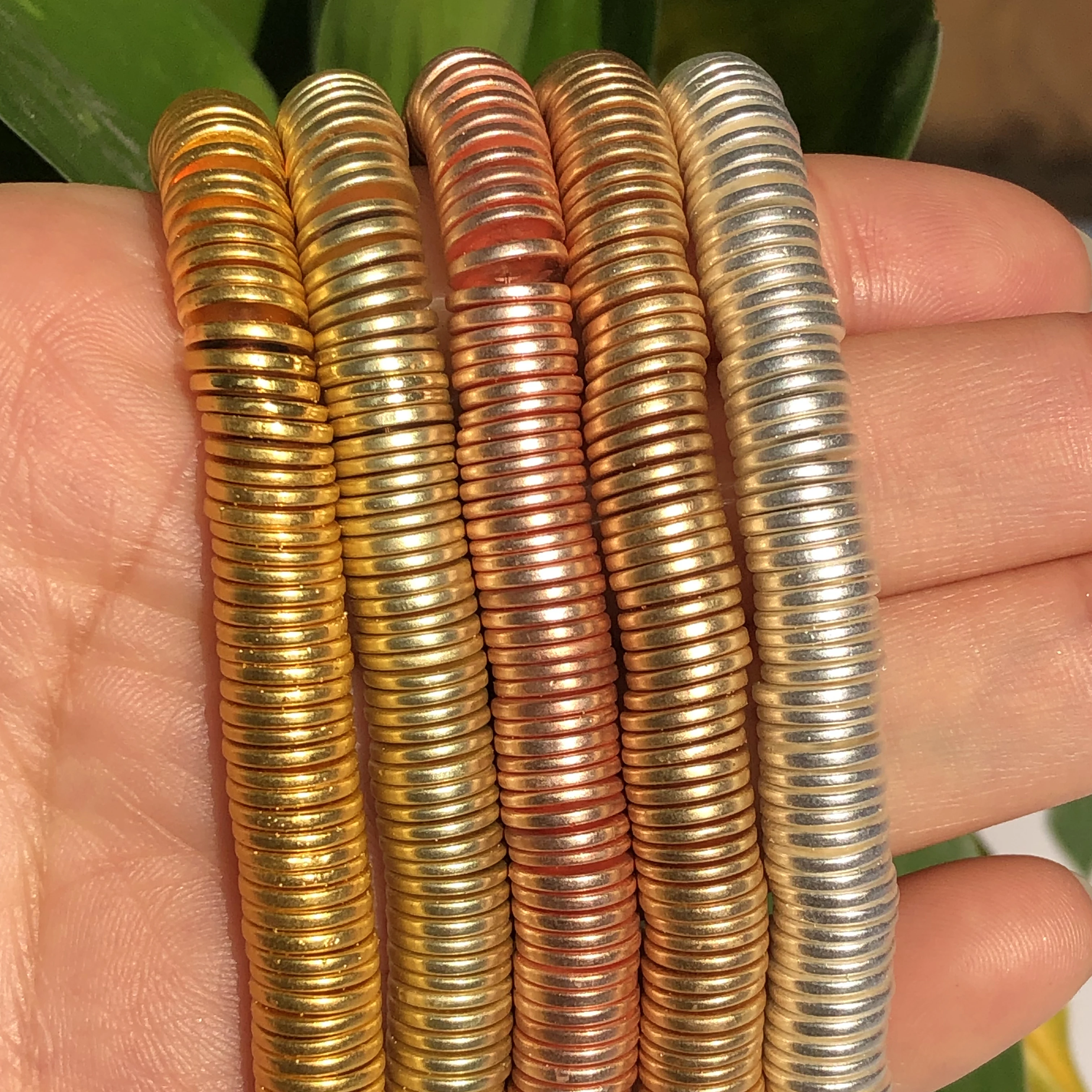 20/50 pièces Ensemble d'entretoises de perles en argent antique