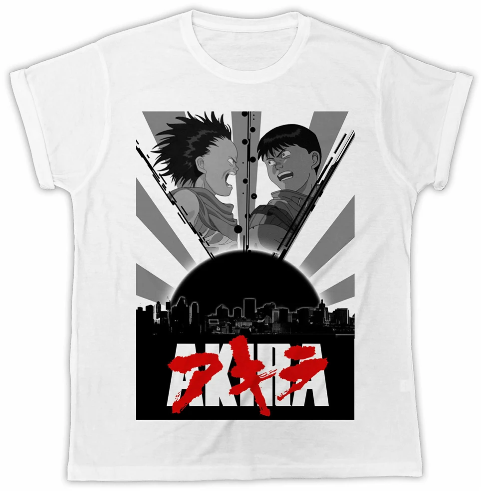 Akira T-Shirt Movie Poster Ideal Birthday Gift Designer Cool Mens Tee Xmas Retro Free Style Shirt | Мужская одежда