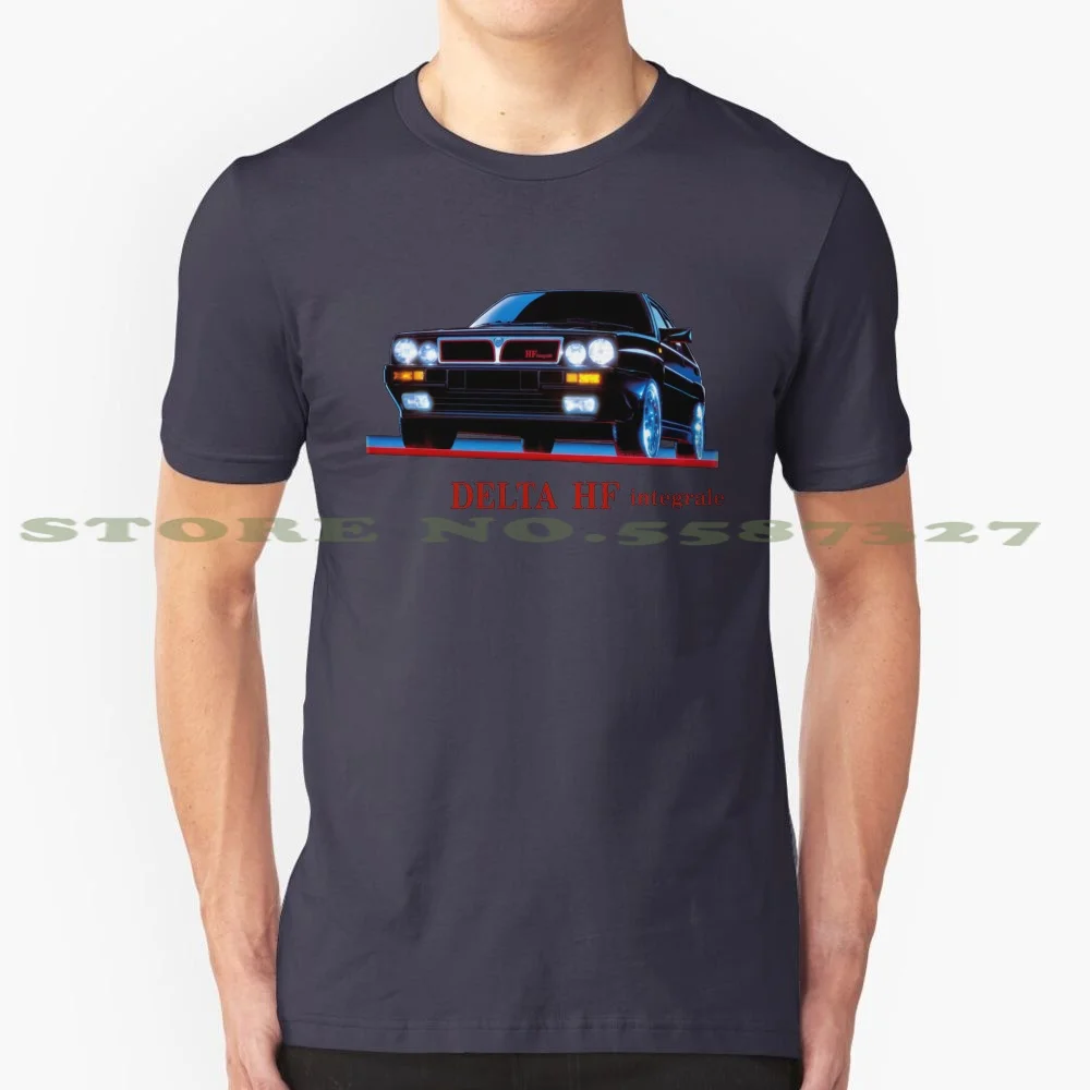 Lancia Delta Hf Integra Fashion Vintage Tshirt Magliette Lancia Delta Integra Hf Fiat Car Racing Rally Tuning Vintage Retro