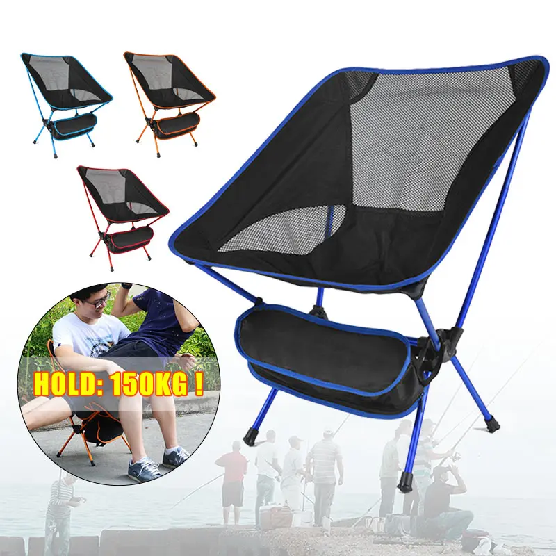 Travel Ultralight Folding Chair Weight Heavy Duty Foldable Beach Portable Beach Hiking Picnic Seat Fishing Tools Chair Seat