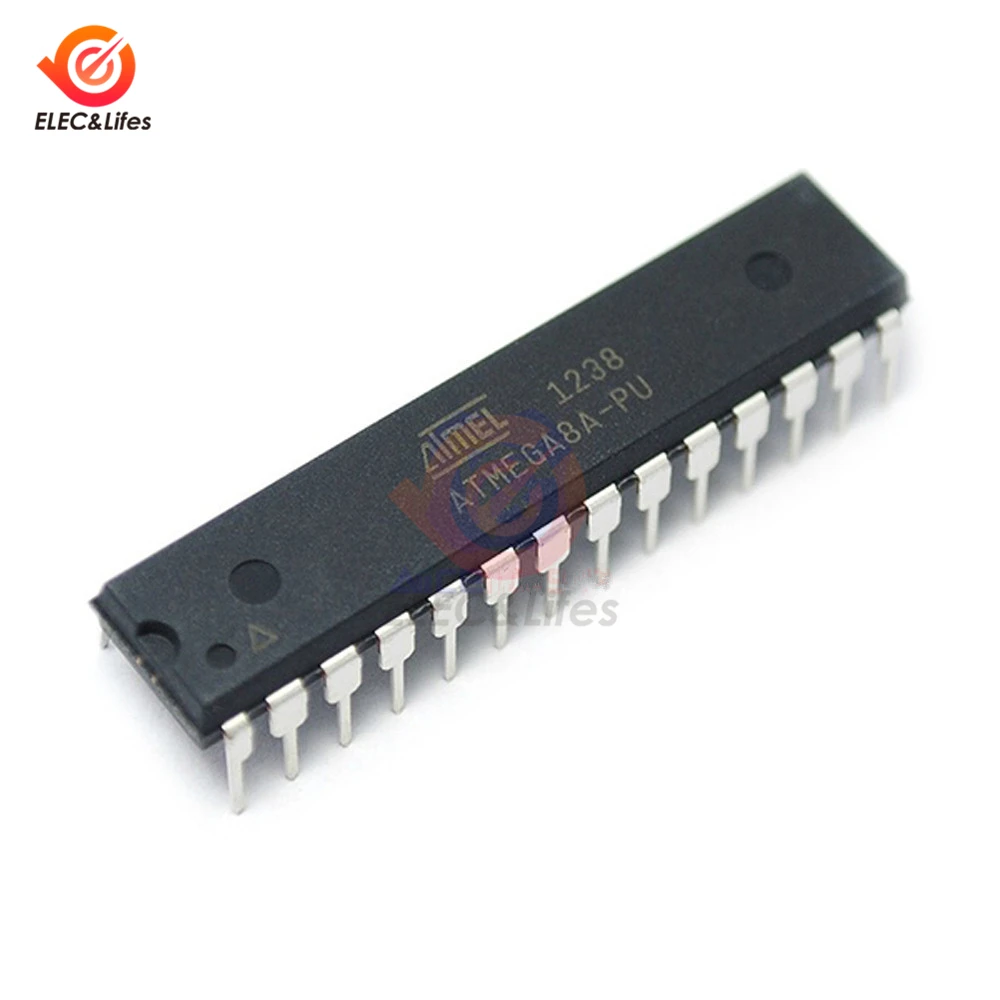 Чипы IC ATMEGA8A-PU ATMEGA8A MEGA8A DIP-28 8 бит 8K байт программируемая встроенная вспышка ATMEGA8
