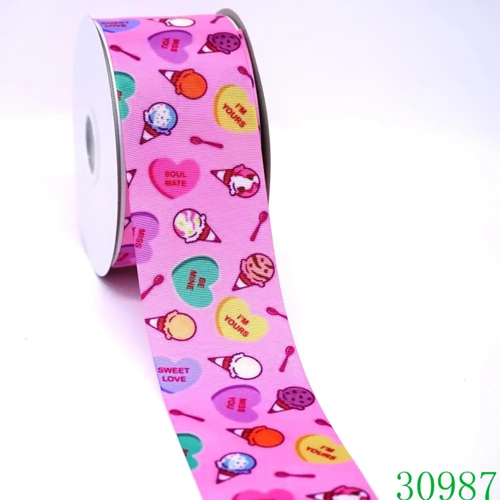 50 ярдов в размер мультфильм ленты напечатанные grosgrain ленты 31013