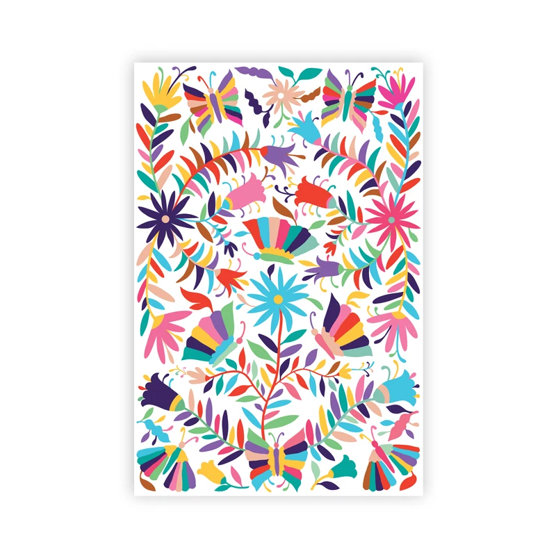 Otomi-Mexico-Art-Prints-Colorful-Mexican-Folk-Painting-Otomi-Wall-Art-Canvas-Pictures-for-Living-Room (5)