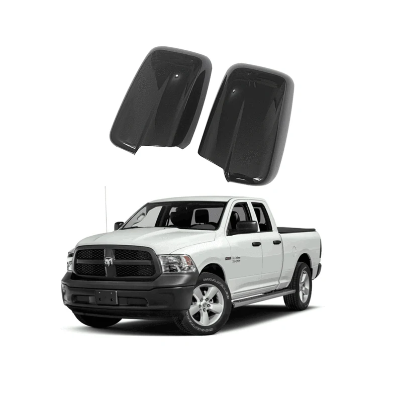 Loyalty For 2009-2018 Dodge Ram 1500 2500 With NO Turn Signal Gloss Black Chrome ABS Material Car Accessories | Автомобили и