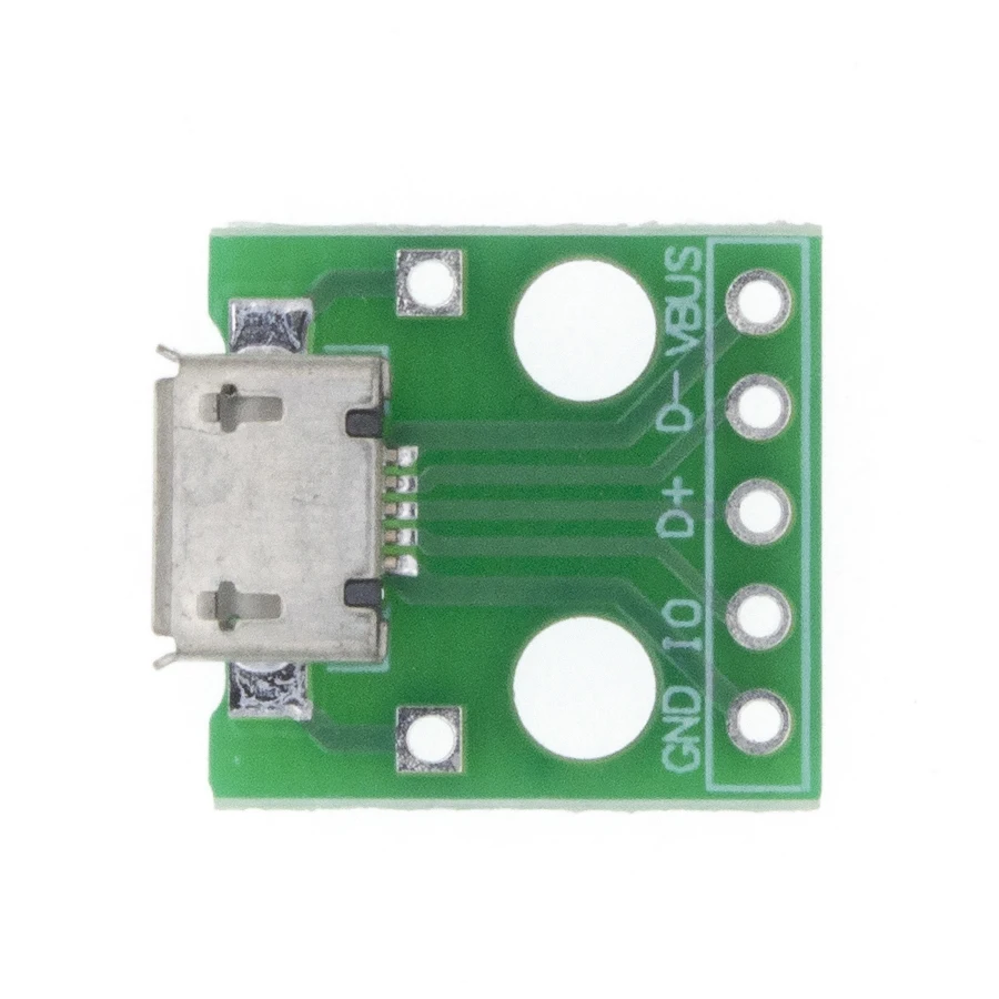 10 шт. USB разъем/MINI MICRO USB для DIP адаптер 2,54 мм 5pin Женский Разъем b Тип USB2.0 Женский PCB конвертер USB-01
