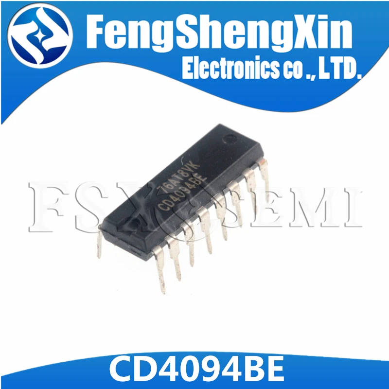 Новинка 10 шт./лот CD4094BE DIP-16 CD4094 CMOS 8-ступенчатая сдвижная и складская версия |