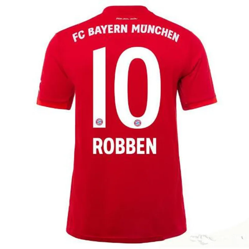 Футбольная Футболка 19/20 RIBERY THIAGO HUMMELS TOLISSO KIMMICH MULLER ROBBEN LEWANDOWSKI JAMES для взрослых - Цвет: shirt