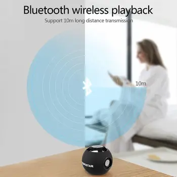 

HOPESTAR Mini Subwoofer Handsfree Stereo Portable Cute Speaker Mp3 Music Loudspeaker Outdoor Fashion Sound Box for Phones