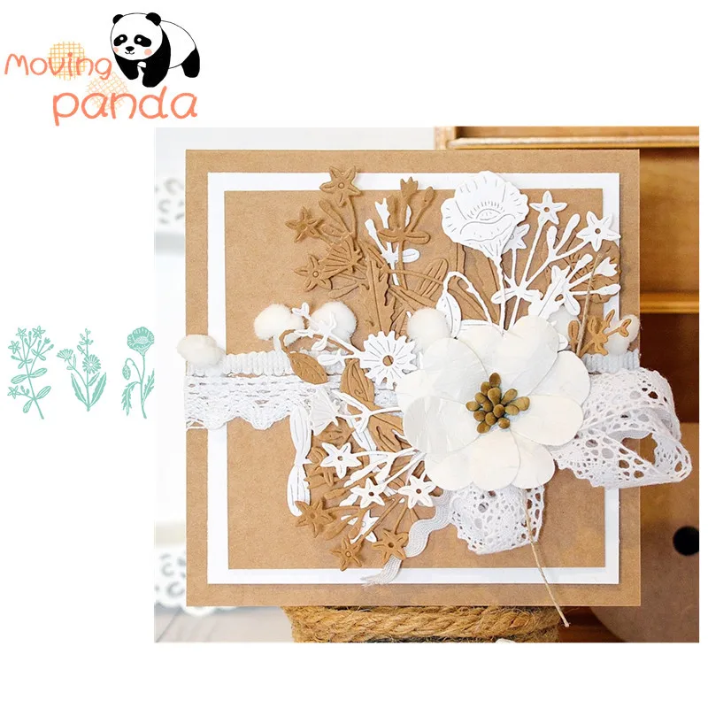Hollow out flower frame Metal Cutting Dies Scrapbooking Album Paper Card\Sten M/&
