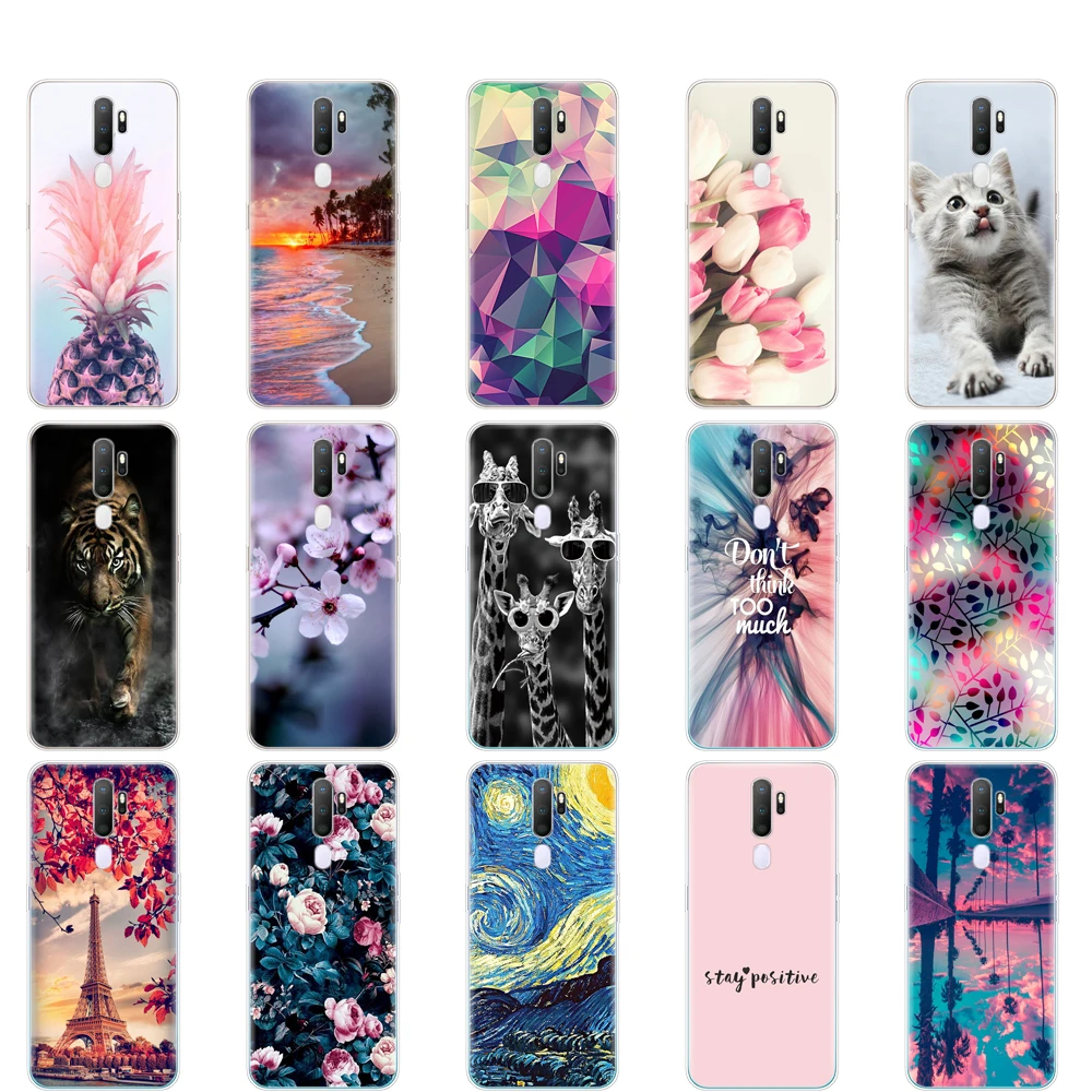 Силиконовый чехол для Oppo A9 A5 2020 мягкий из ТПУ телефона OPPOA9 OPPOA5 A 9 5 6 дюйма с