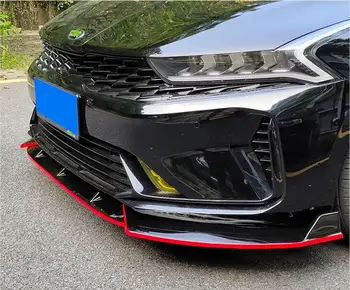 

ABS PAINT CARBON FIBER FRONT BUMPER SPOILER LIP SPLITTERS WIND KNFE COVER For KIA K5 Optima 2020 2021