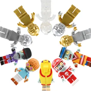 Image 3 - 20 PCS צמחים לעומת זומבים דמויות אבני בניין PVZ פעולה דמויות בובות משחק לבני צעצועים לילדים אוסף צעצועי עבור למבוגרים
