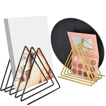 

2 Pack Desktop azine File Holder, Triple-cornered 4-Slots Record/Book Organizer Rack, File Folder Organizer