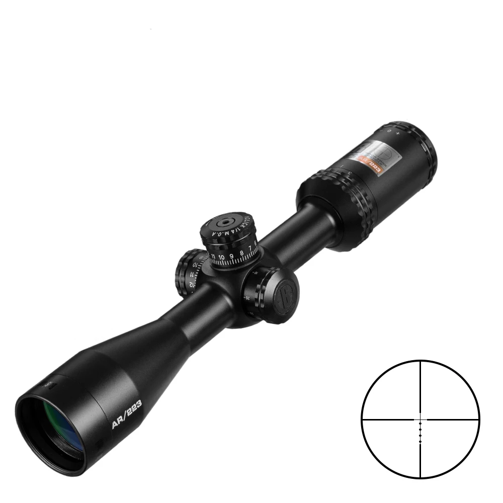 3 9X40 AR оптика Drop Zone 223 тактический прицел Riflescope с целевыми башенками охотничьи