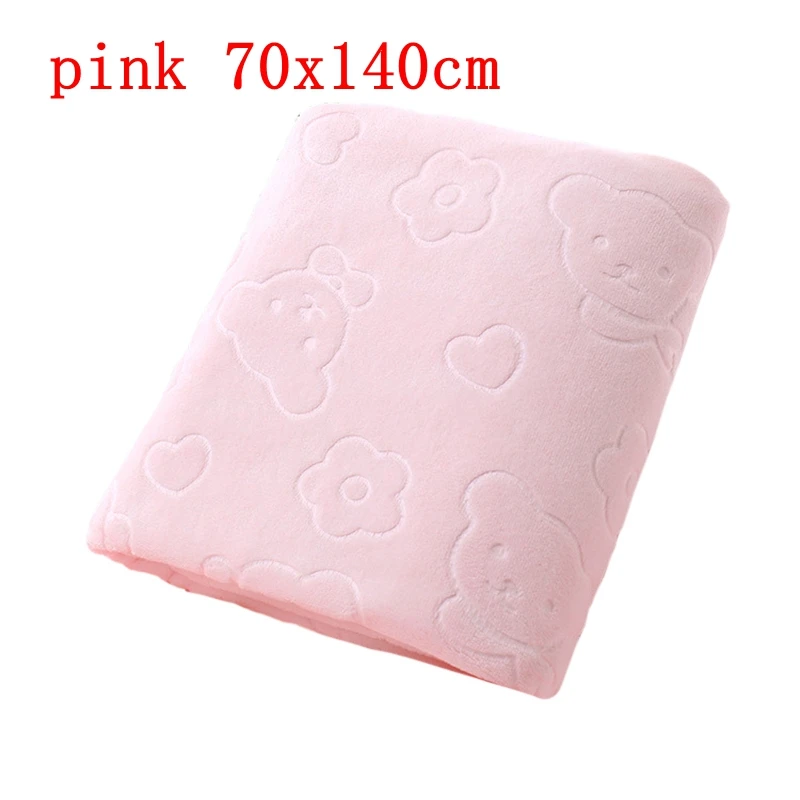 pink 70x140cm DIDIHOU хлопковое однотонное банное полотенце пляжное полотенце для взрослых быстросохнущее мягкое толстое высокоабсорбирующее хлопковое Премиум турецкое полотенце - Цвет: pink 70x140cm