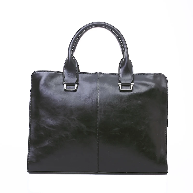 

New Men's Handbag Cross-section Briefcase Men's Bag Shoulder Messenger Business Computer Bag 13 Inch