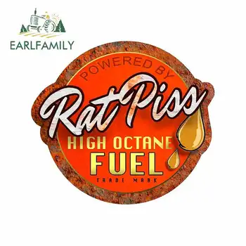 

EARLFAMILY 13cm x 12cm For High Octane Fuel Humor Funny Stickers Vintage Drag Racing Decal Sticker GTR Decoration Diy Hip Hop