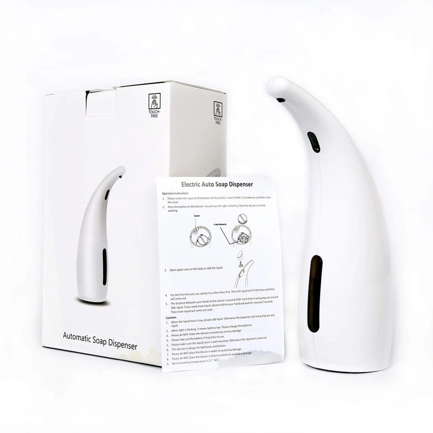 300 мл автоматический дозатор мыла без прикосновения для рук дезинфицирующее средство для ванной комнаты умный датчик дозатор жидкого мыла для кухни
