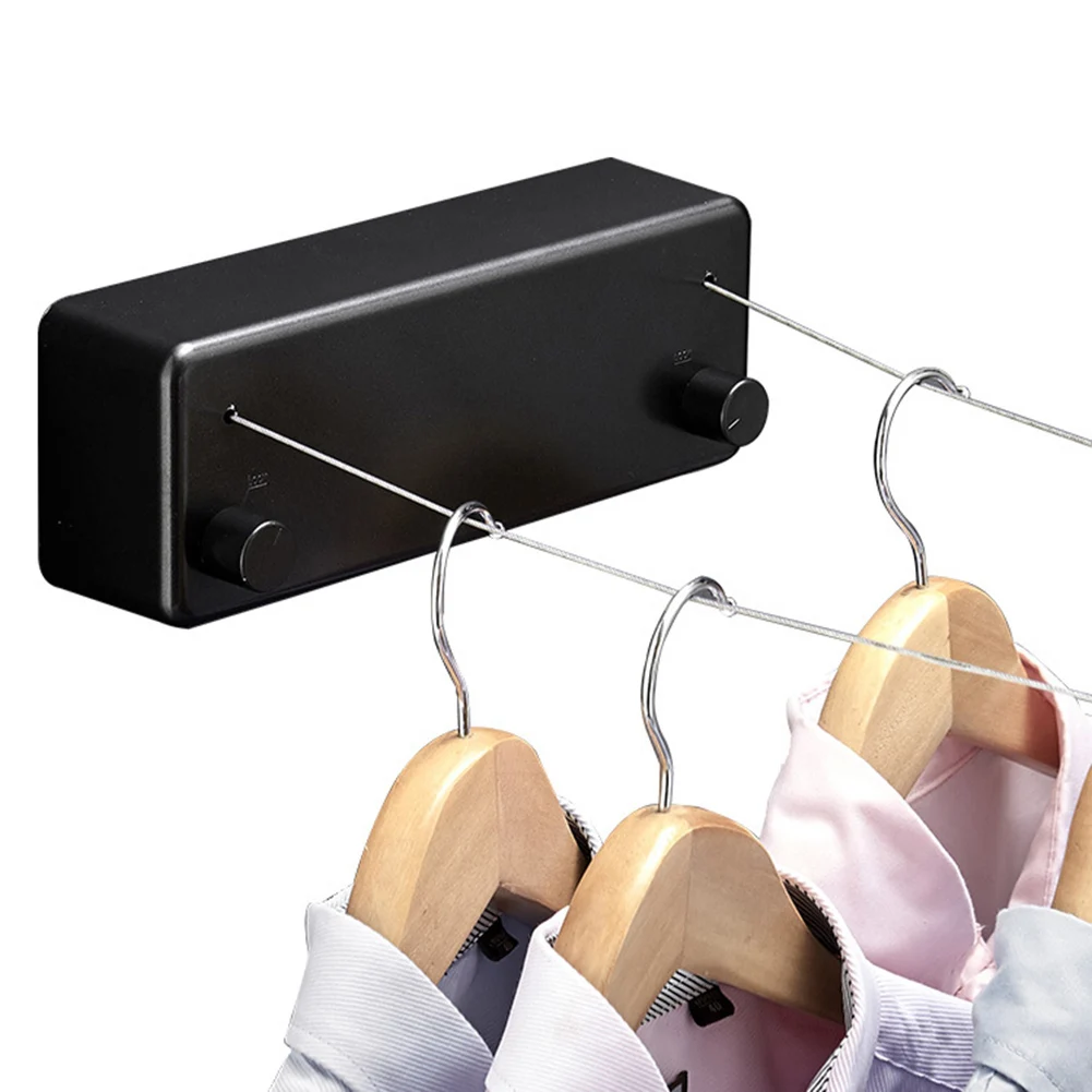 

Household Telescopic Stainless Steel Invisible Clothesline Retractable Clothes Dryer Holder Balcony Clothes Line 5 color FPing