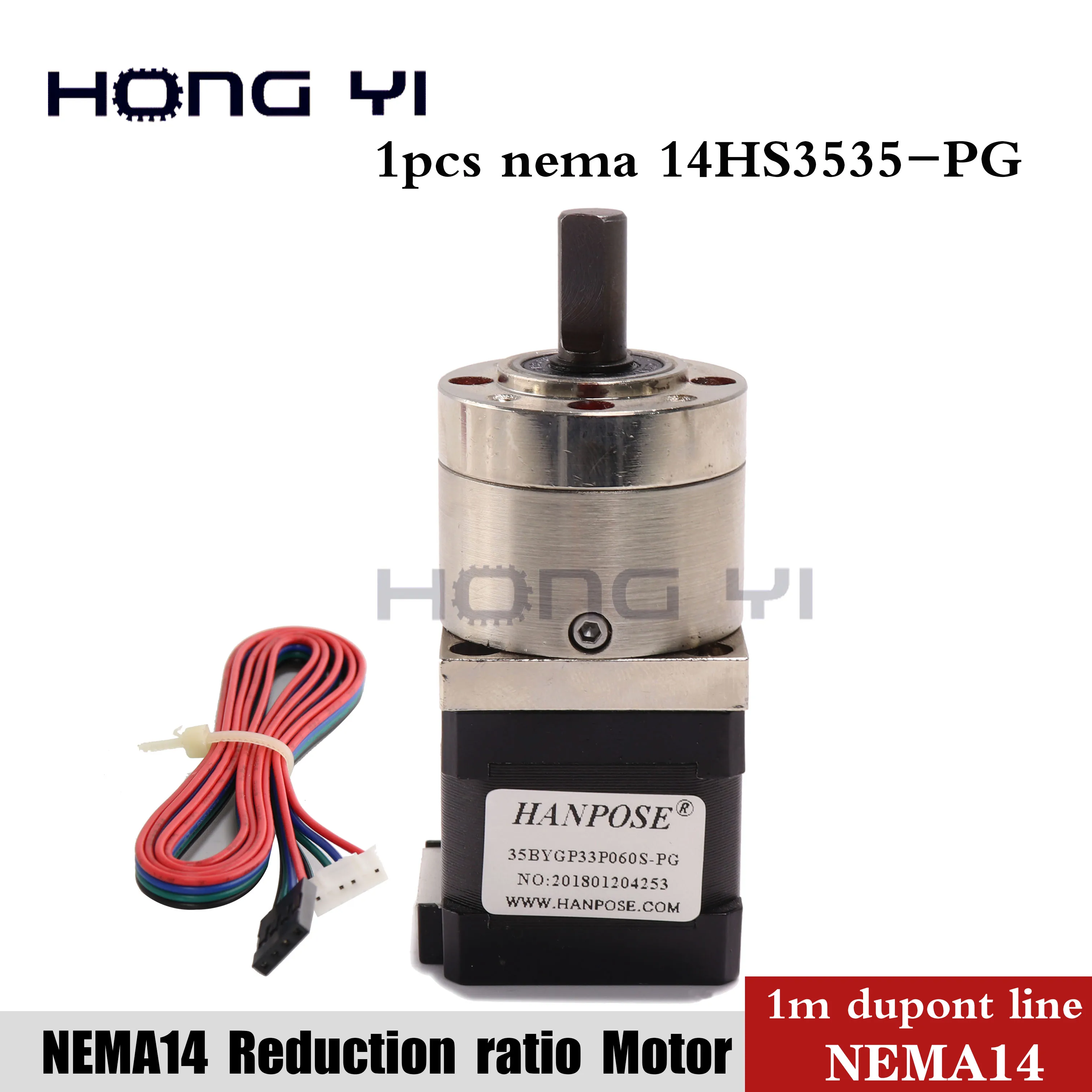 

Free shipping 1pcs Nema14 14HS3535 -PG Stepper Motor Nema14 motor Extruder Gear Stepper Motor Ratio 5.18:1 Planetary Gearbox