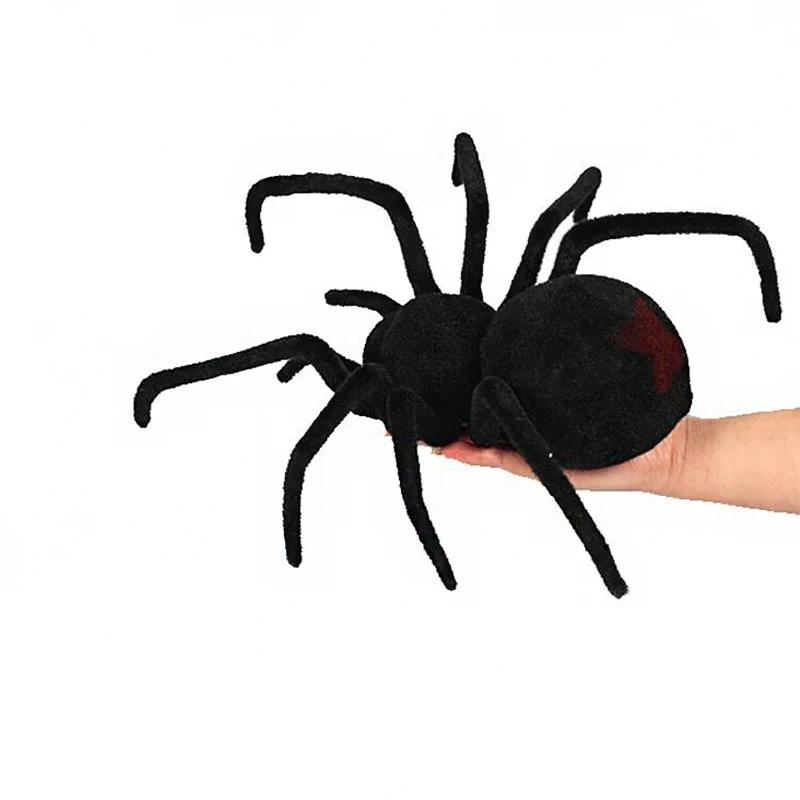 RC spider toy remote control Tarantula Black widow Electric toys Simulation lifelike crawl araneid Tricky novel gift for boys 4