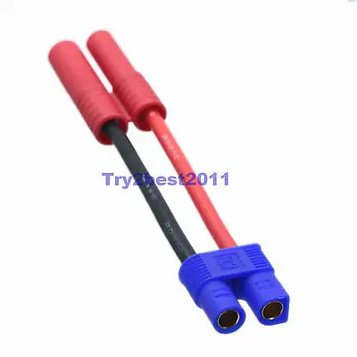DHL/EMS 50 комплектов EC3 Женский до 4 мм 4,0 мм пулевидный разъем/адаптер 14AWG fr RC HXT-C1