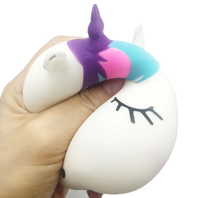 Jumbo Kawaii красочные игрушки Единорог Squishy кукла замедлить рост Стресса Squeeze Игрушки для маленьких детей Рождественский подарок