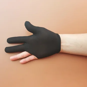 

Three Finger Unisex Accessory Pool Snooker Elastic Protective Stretchable Bridge Left Hand Practical Billard Gloves Cue Sport