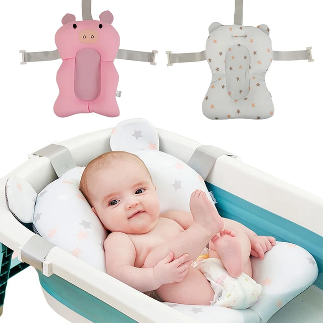 Infant Baby Bath Pad Newborn Shower Portable Air Cushion Bed Babies Non-Slip Bathtub Mat Safety Security Bath Seat Dropshipping 1