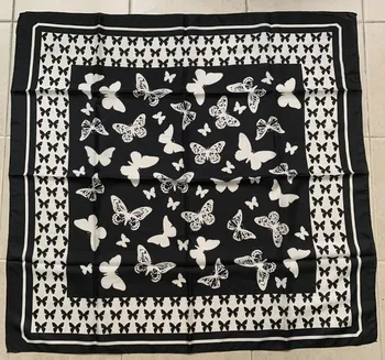 

Sales! Women's 100% Silk Printed Square Big Scarf Shawl Wrap Kerchief 33"x33" WJ001