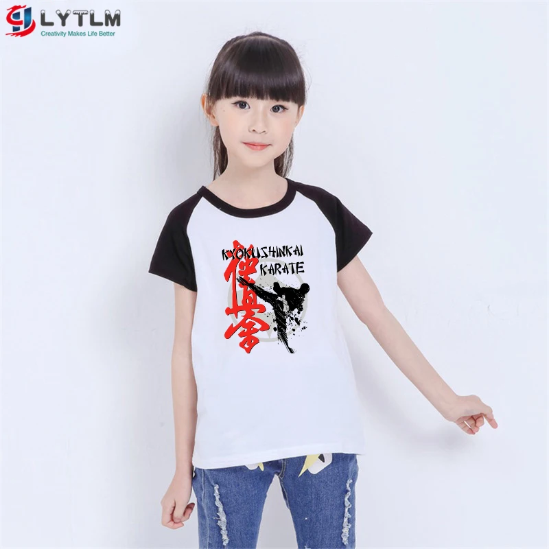 LYTLM Kyokushin каратэ рубашка для мальчиков 14 лет ХХХ девочек Топ Футболка для мальчиков Koszulki Meskie рубашки для маленьких мальчиков футболки для мальчиков для детей
