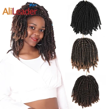 

Alileader Fashion Spring Twist Crochet Hair More Durable Natural Twist Synthetic Crochet Hairs Extensions Afro Women Styling