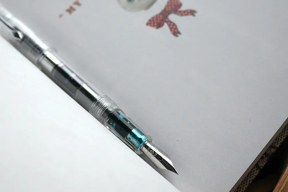 PENBBS 322 прозрачная MianMian авторучка EF перо канцелярские принадлежности офисные школьные принадлежности penna stilografica