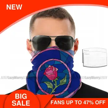 

Beauty And The Beast Mouth Face Mask Glass Rose Facial Mask Beautiful for Adult with Filters Kawai Mask