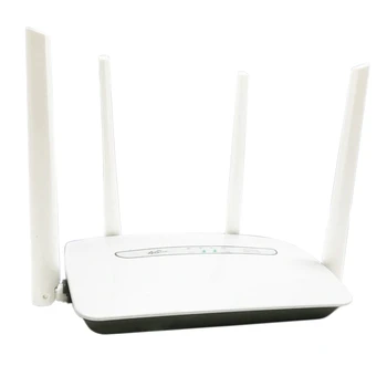 

4G Wireless Router 2 Card with 150 MBPS Four Antenna Router Easy to Carry Good Signal for Home Office School EU Plug