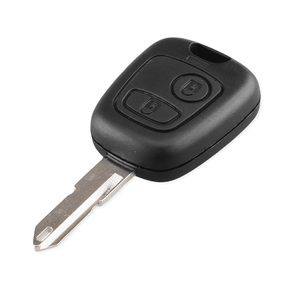 KEYYOU, автомобильные аксессуары, брелок чехол для peugeot 106 206 306 406 ключа оболочки 2 кнопки автомобиля сменный Корпус ключа для дистанционного ключа автомобиля чехол