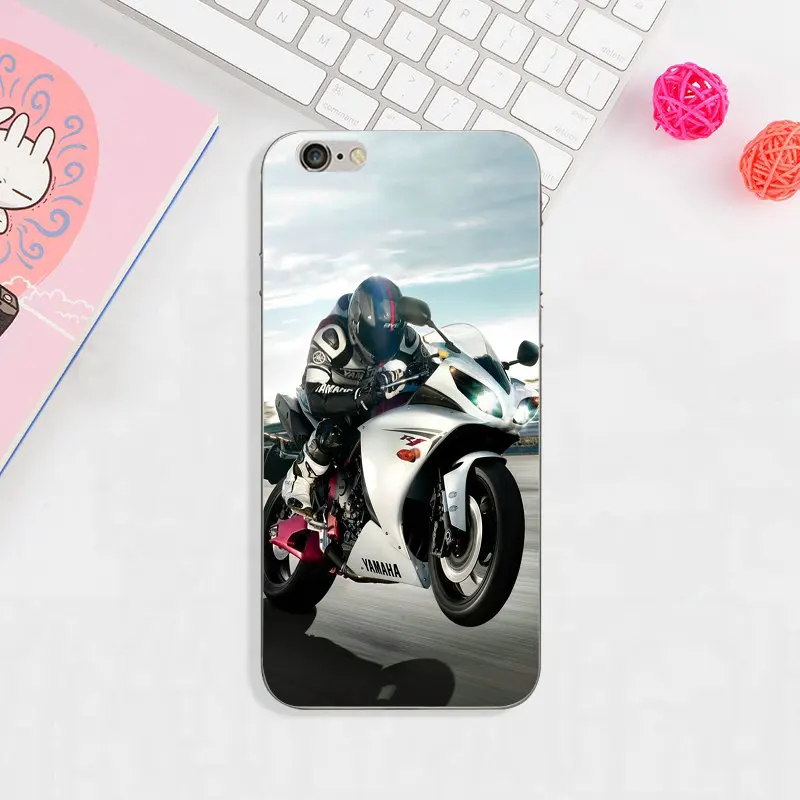 image 9 Hog байкерские мотоциклетные мягкие Аксессуары для телефонов Чехол для iPhone 8 7 6 6S Plus X XR XS 11 Pro Max 10 5 5S SE 5C Coque Shell - Цвет: image 9